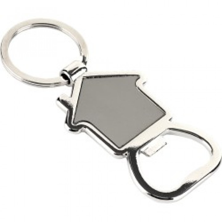 Logo Baskılı Metal Açacak Anahtarlık